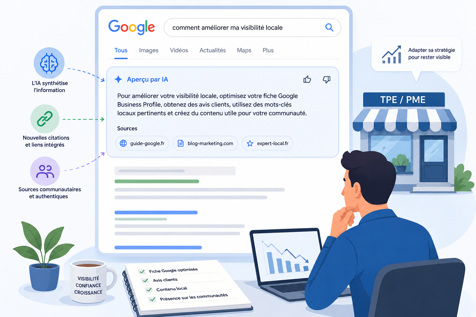 Google change ses résultats de recherche avec l'IA : ce que ça signifie pour votre entreprise